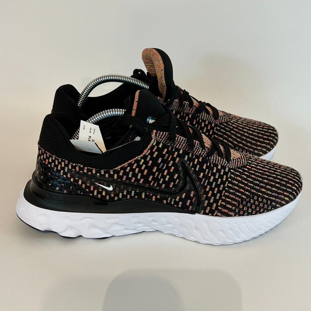 Nike Black and Multicolor Athletic Shoes